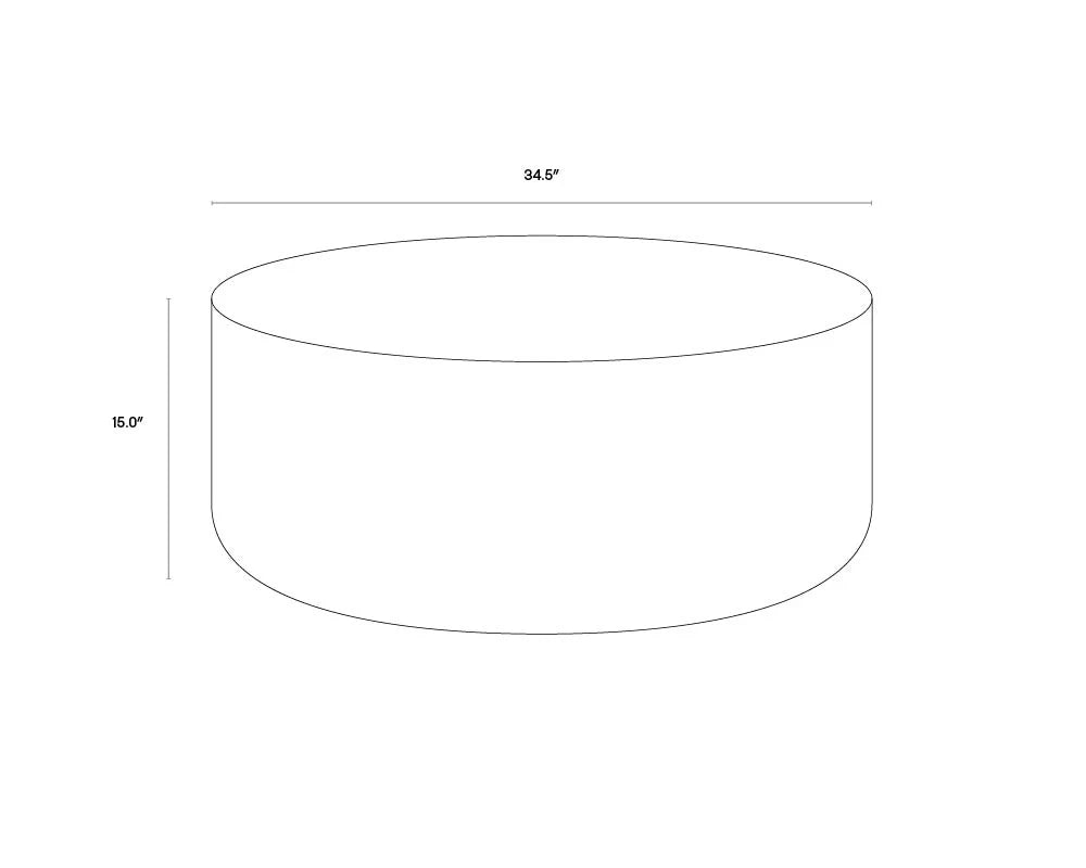 SUNPAN Diaz Coffee Table - Marble Look