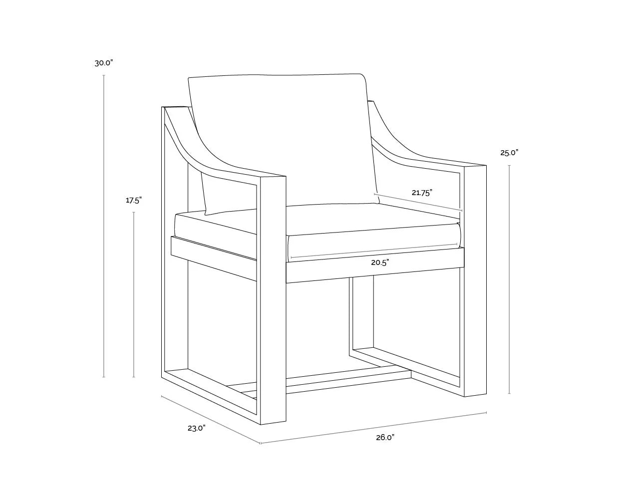 SUNPAN Tahiti Dining Armchair