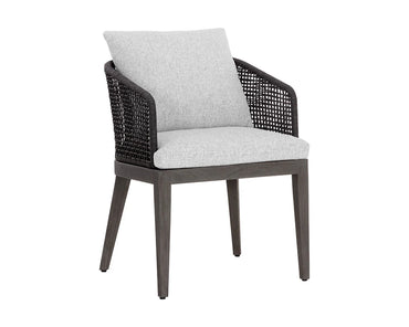 SUNPAN Capri Dining Armchair - Smoke Grey