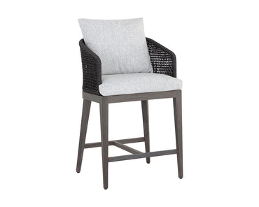 SUNPAN Capri Counter Stool - Smoke Grey