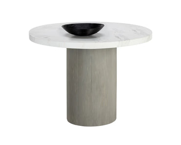SUNPAN Nicolette Dining Table - Marble Look – 40"