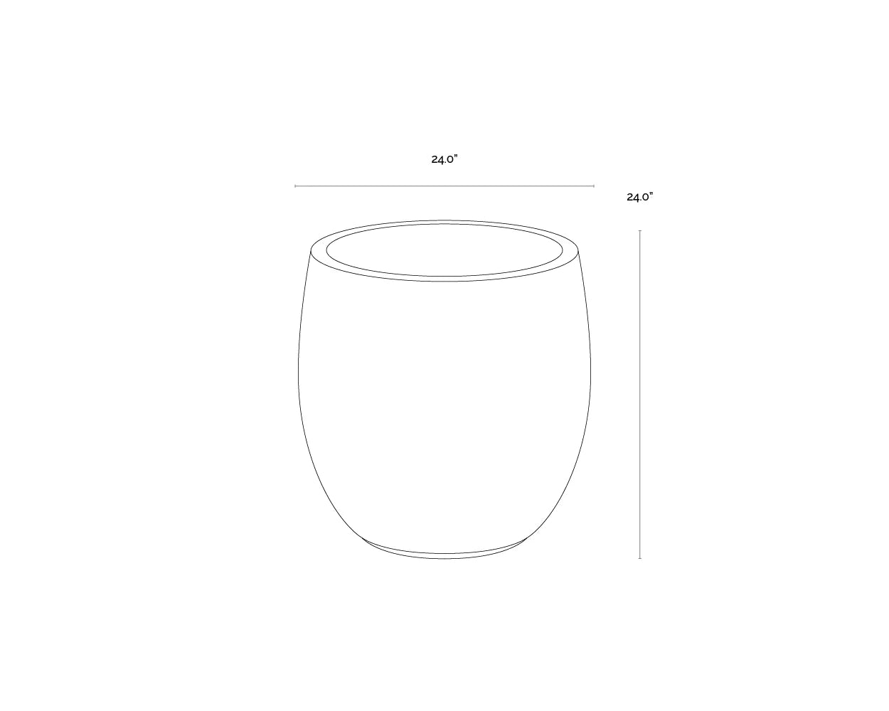 SUNPAN Aster Planter - Small – Round