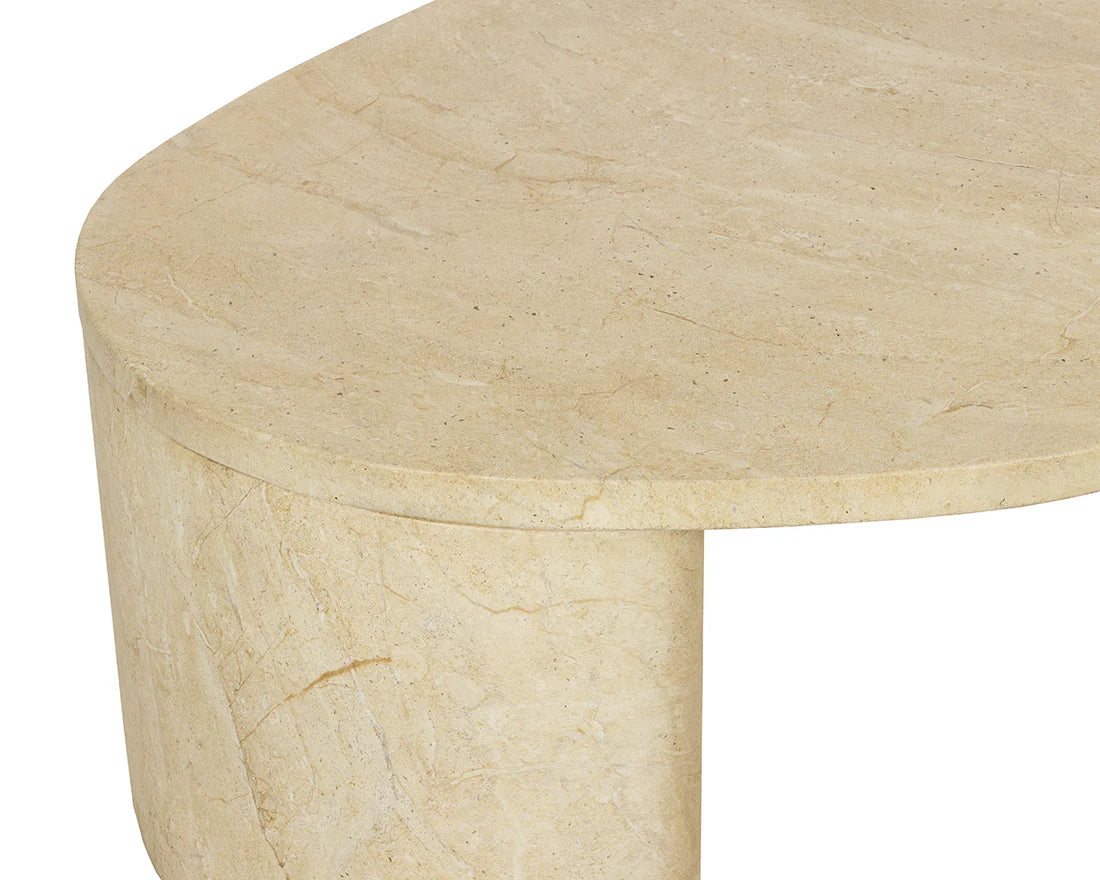 SUNPAN Savinah Coffee Table - Travertine Look