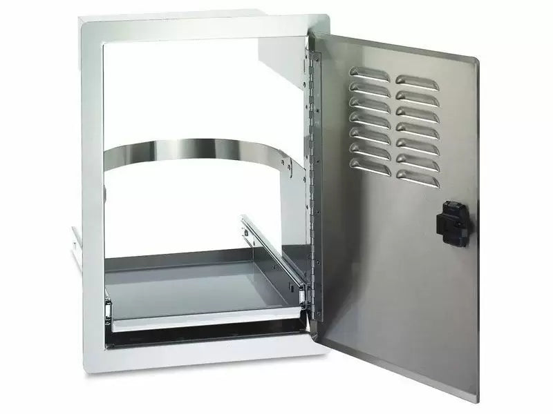 Fire Magic Legacy 14" Single Access Door w/ Tank Tray & Louvers - 23920-1T-S
