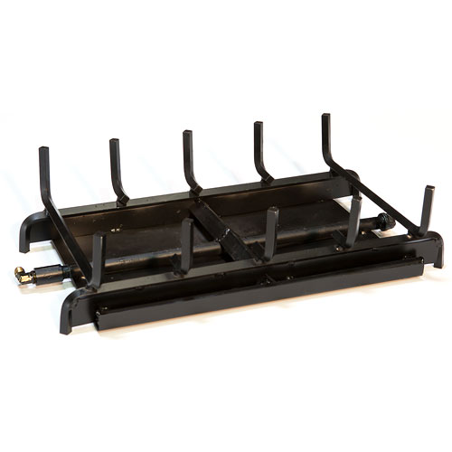 Grand Canyon Gas Logs See-Through Indoor Vented Natural Gas Double Burner, LP Convertible, 18" to 60"