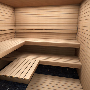 Hotass Saunas ST58-D1 Sauna Wood Package 5x8