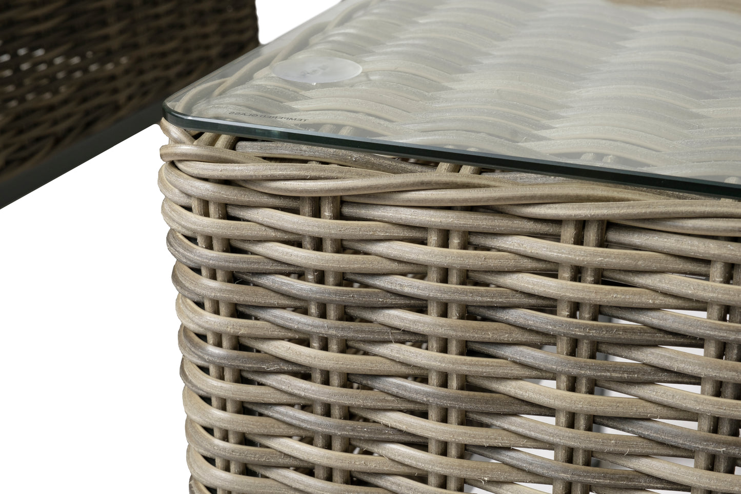 Alfresco Home Lily 4 pc Wicker Aluminum Sofa Set, Sunbelieveable Dune Cushion Inclusive - 353-1807