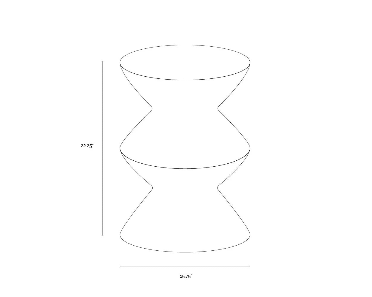 SUNPAN Union End Table
