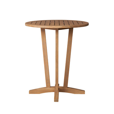 Lloyd Flanders Teak 30" Round Bar Table - 286340