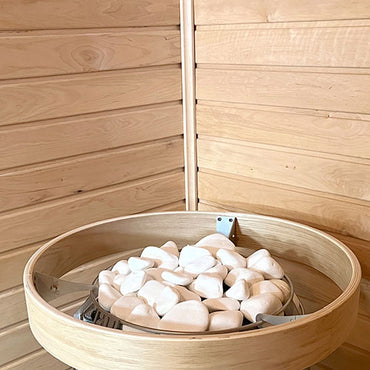 PROSAUNAS Alder Sauna Inside Corner Trim 1" x 2" Cove Moulding SI Profile