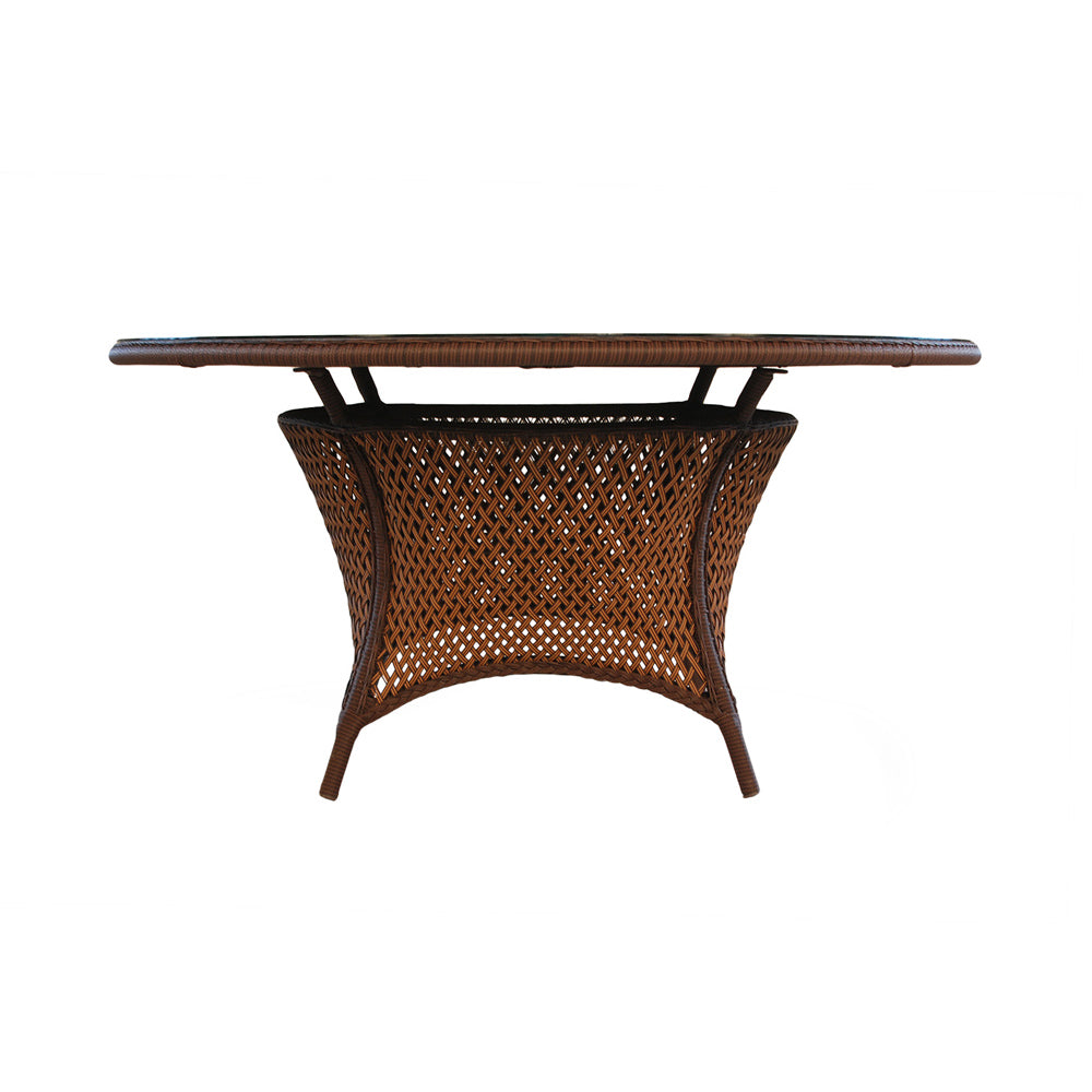 Lloyd Flanders Grand Traverse 60" Round Umbrella Dining Table - 71060
