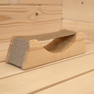 PROSAUNAS Wood Sauna Headrest w/ Cloth Neck Support