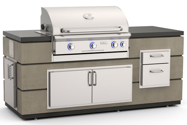 American Outdoor Grill 36” Contemporary Island (Island Only) - ID650-SMD-82BA
