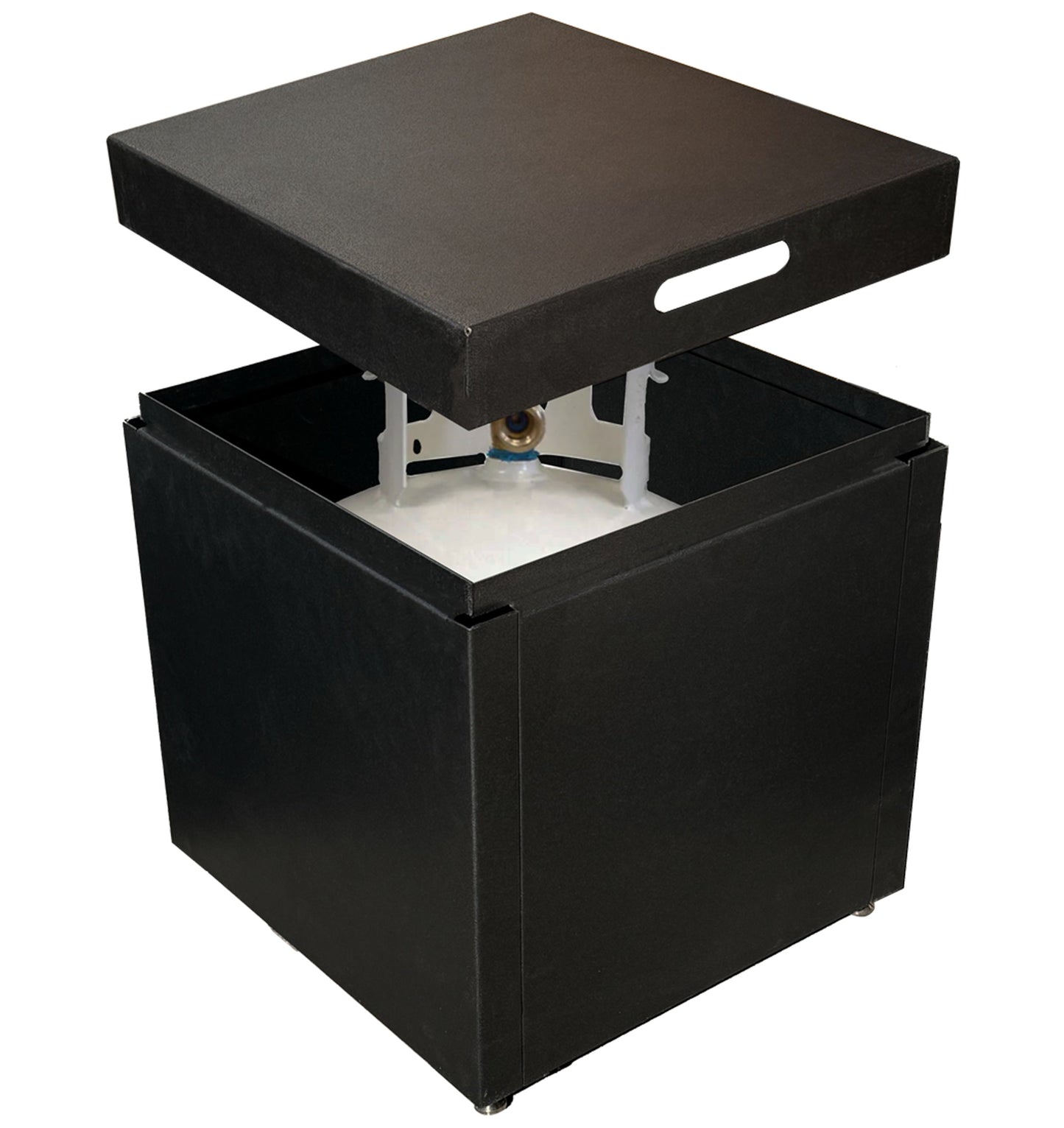 Warming Trends Black 20 LB Tank Cover with Lid