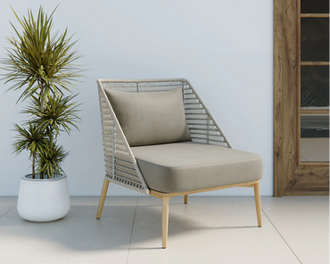 SUNPAN Andria Lounge Chair - Palazzo Taupe