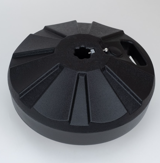 FiberBuilt White Plastic Umbrella Base - PB16W