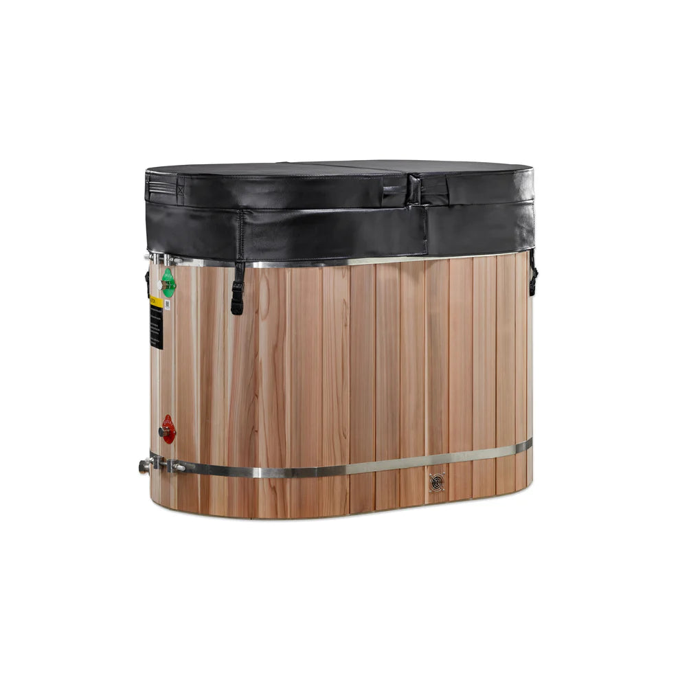 Golden Designs Saunas DCT Barrel - Plastic with Pacific Cedar Exterior-DCT-B-042-PLPC-34