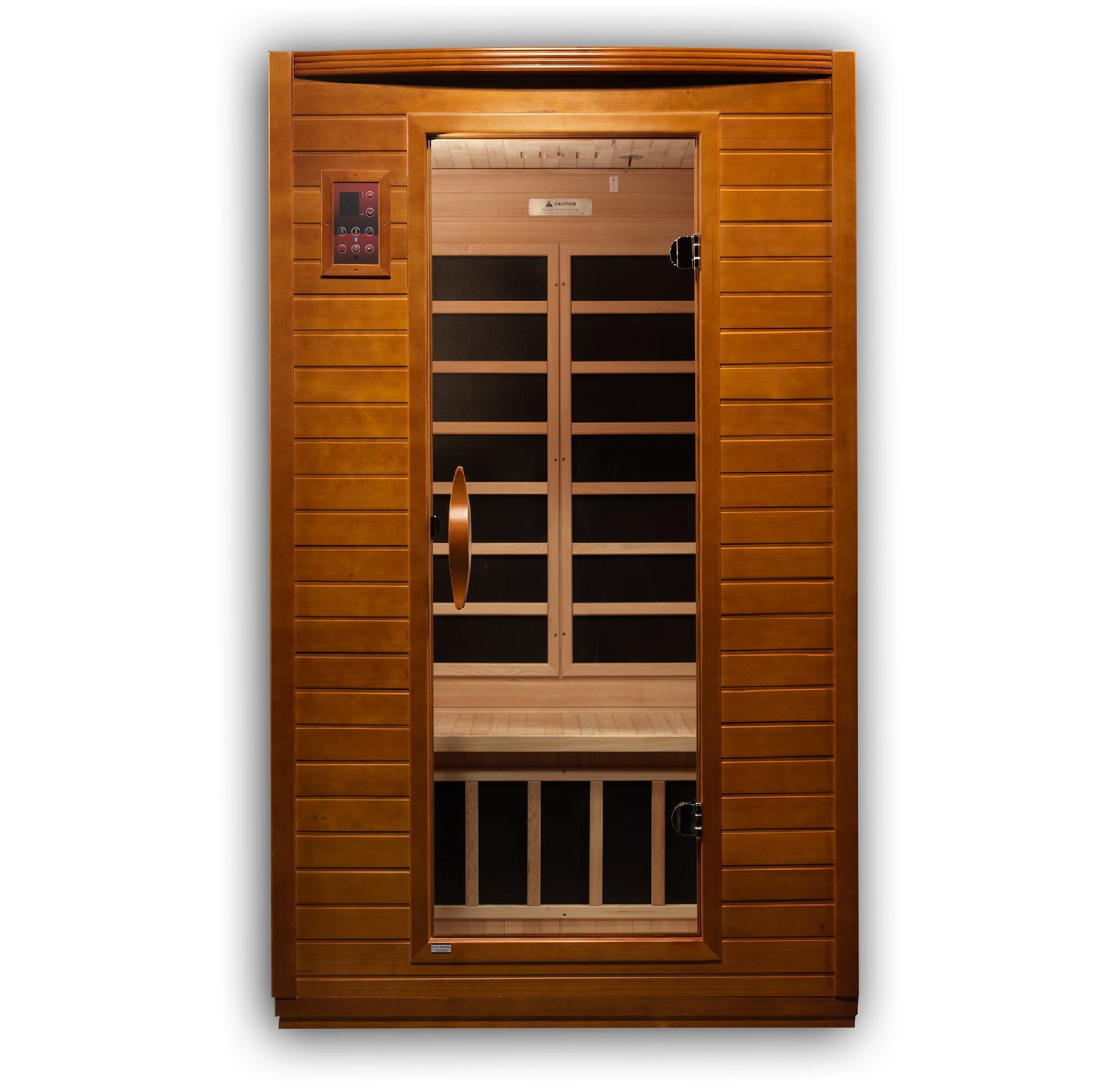 Golden Designs Saunas Dynamic Versailles 2-person Low EMF (Between 5-10 MG) FAR Infrared Sauna (Canadian Hemlock)-DYN-6202-03