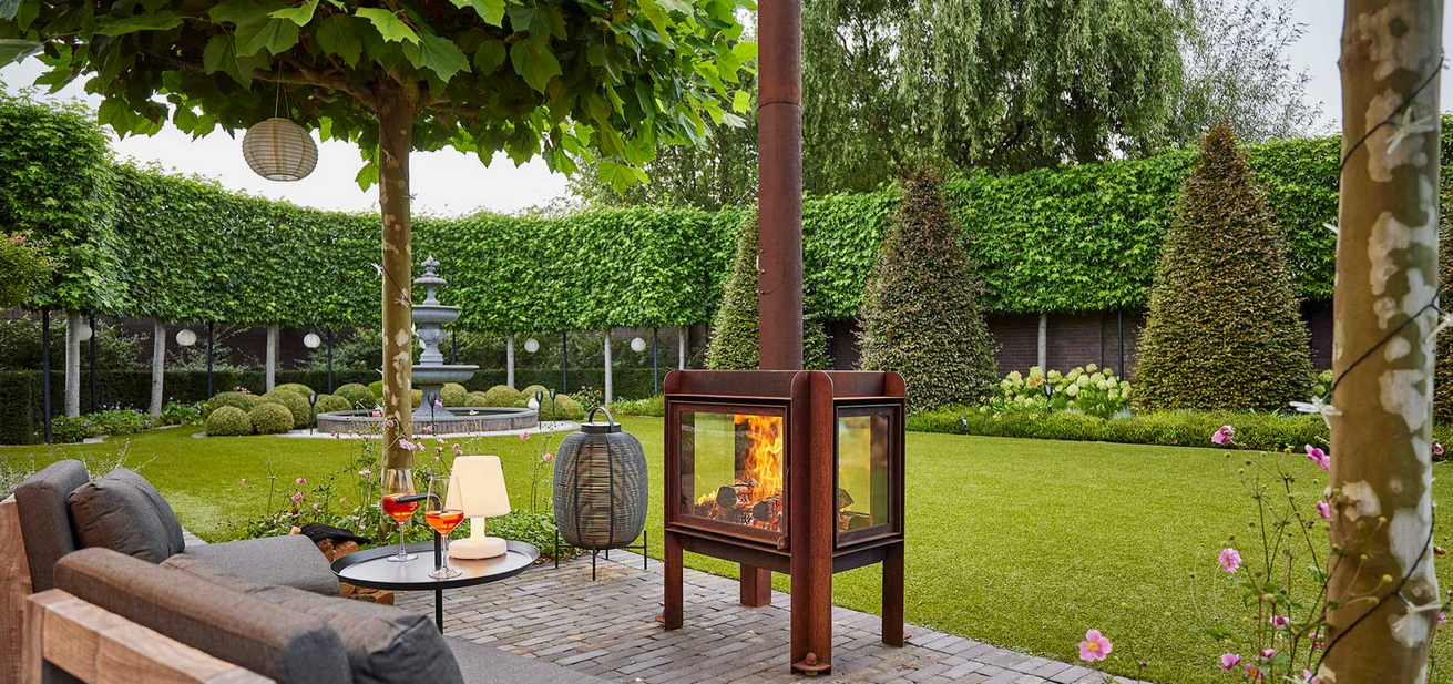 RB73 Fennek 80 4-Sided Glass Fireplace