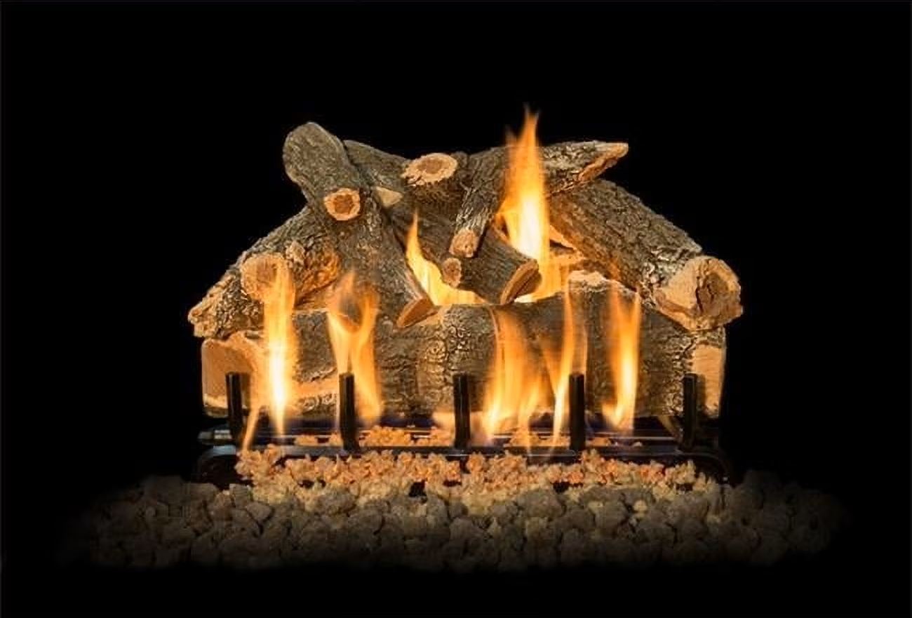 Isokern Battery Controlled Bvetto Burner Log Set, 24" to 30"