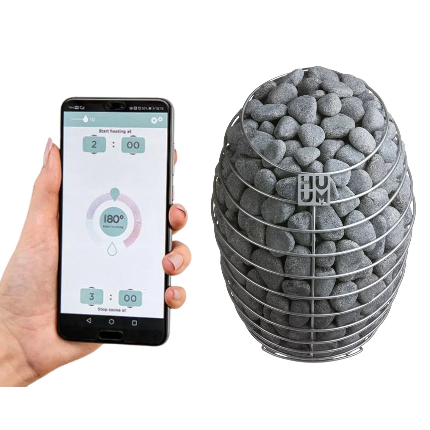 HUUM DROP Series 4.5kW Sauna Heater Package - DROP 4.5STU Pkg