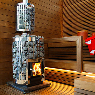 Harvia Cilindro Series 17kW Wood-Burning Sauna Stove