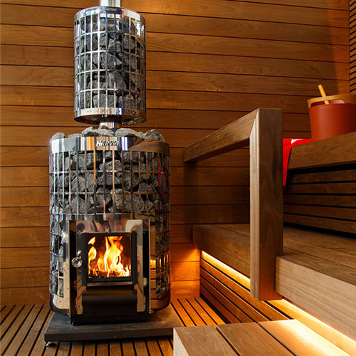 Harvia Cilindro Series 17kW Wood-Burning Sauna Stove