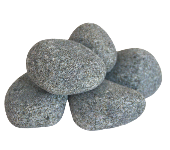 Harvia R-991 Sauna Heater Stones, Rounded Olivine, 5-10cm