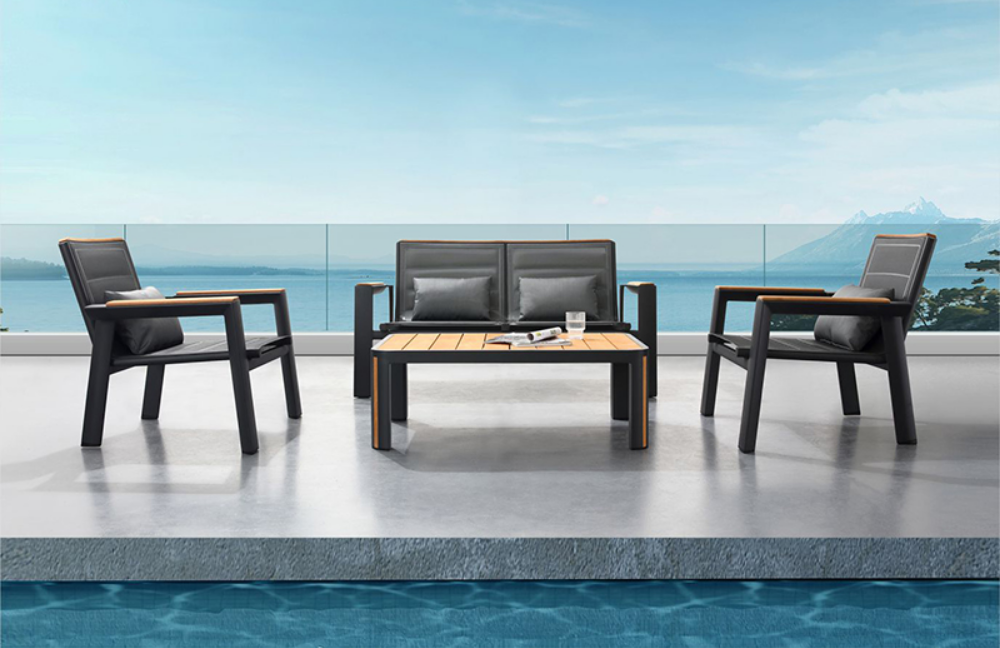 Higold Geneva Loveseat Set - Nero - 203130