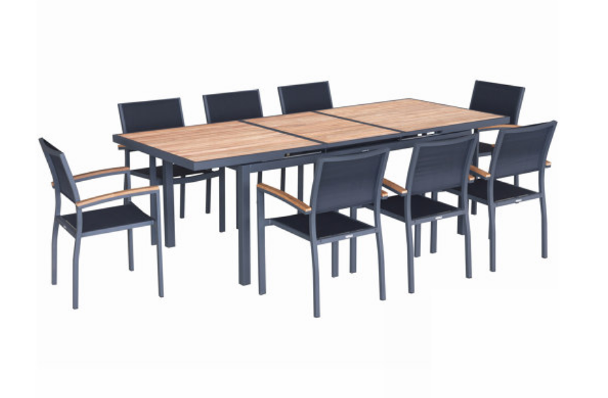 Higold Heck Extension Dining Set – Nero - 647810