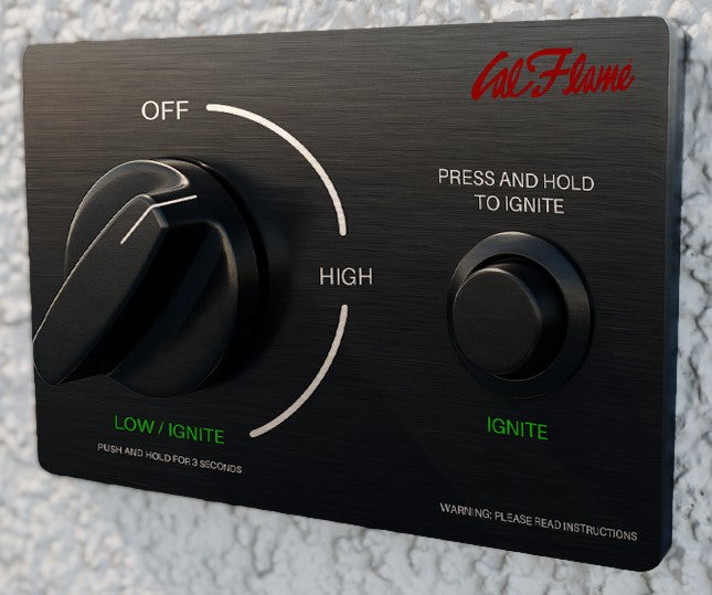 Cal Flame Indio - Contemporary Outdoor Gas Fireplace