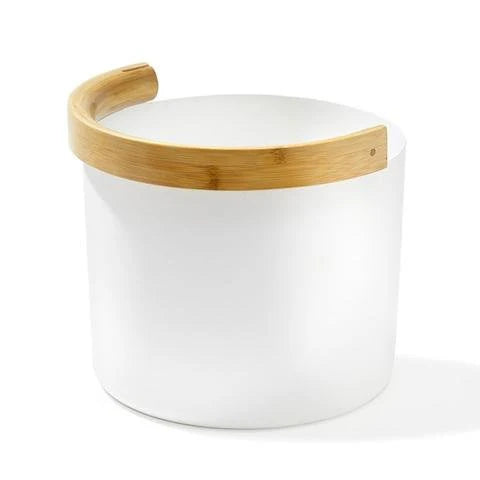 KOLO BUCKET,CURVED HANDLE,WHITE-29003