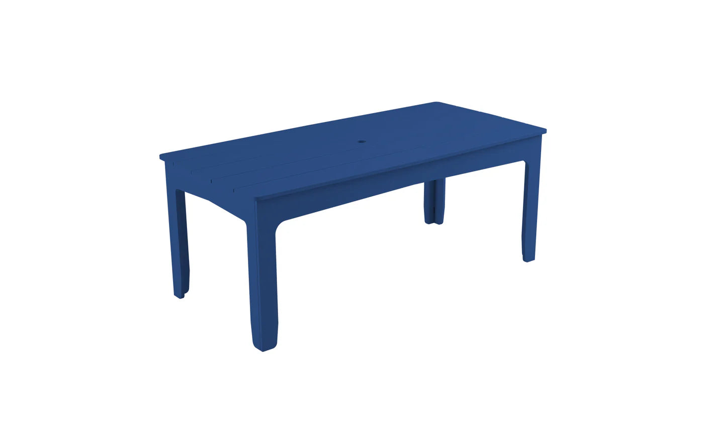 Ledge Lounger Mainstay 75" Rectangular Dining Table (Seats 8 People / Available in 8 Resin Colors) - LL-MS-DT-75RT-SG