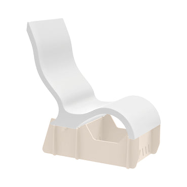 Ledge Lounger Signature Chair Riser (Water depth is between 15" & 18") - LL-SG-CR-RISER-15-18-CL