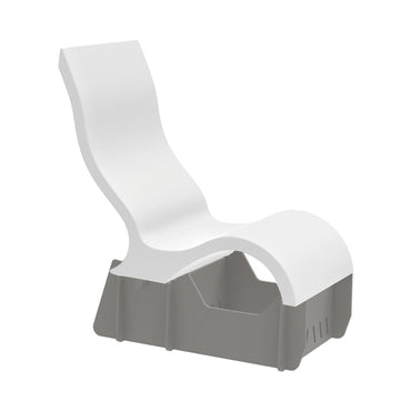 Ledge Lounger Signature Chair Riser (Water depth is between 18" & 20") - LL-SG-CR-RISER-18-20-GRY