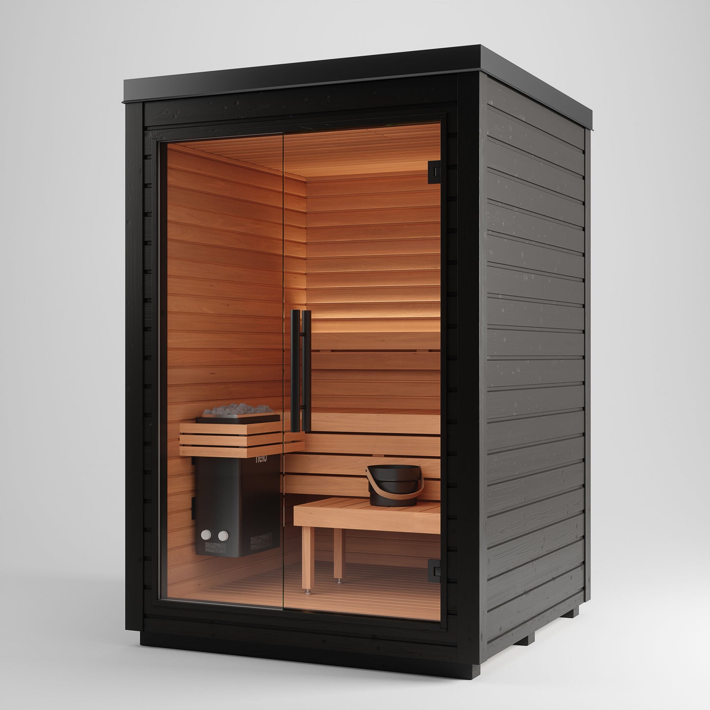 Auroom Mira S Cabin Sauna Kit BLACK