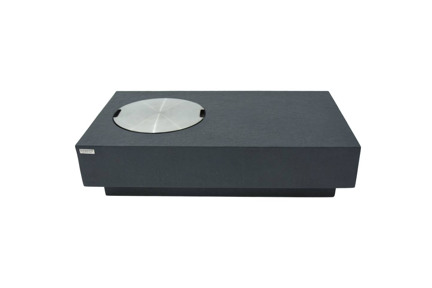 ELEMENTI - Metropolis 56 Concrete Fire Table- Dark Gray - OFG104DG