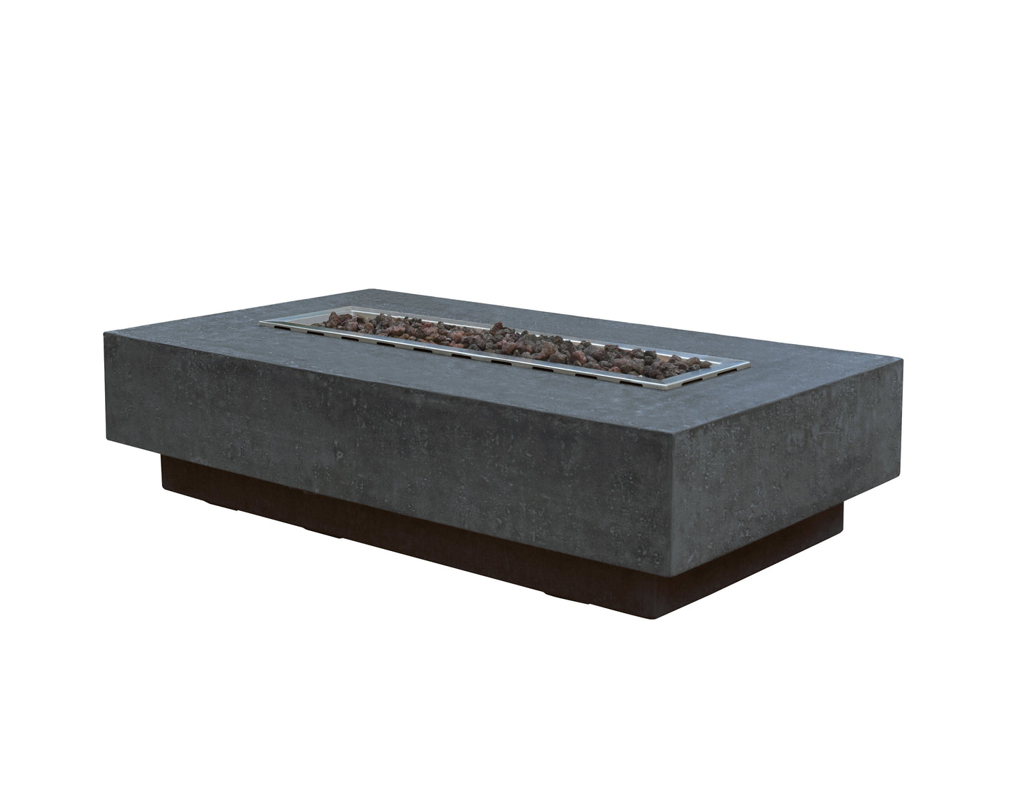 ELEMENTI - Hampton 56 Concrete Fire Table- Dark Gray - OFG139DG