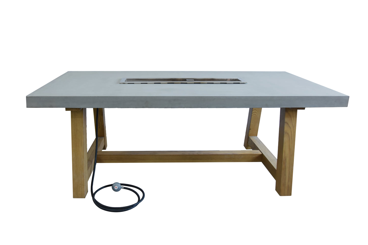 ELEMENTI - Sonoma 83 Concrete Fire Dining Table - OFG201