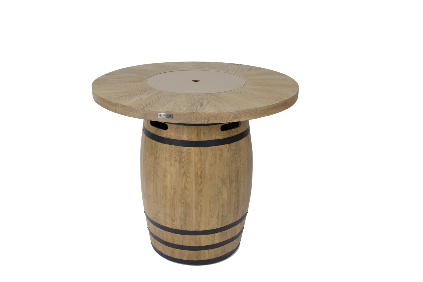 ELEMENTI - Lafite 48 Concrete Barrel Bar Height Fire Table - OFG225