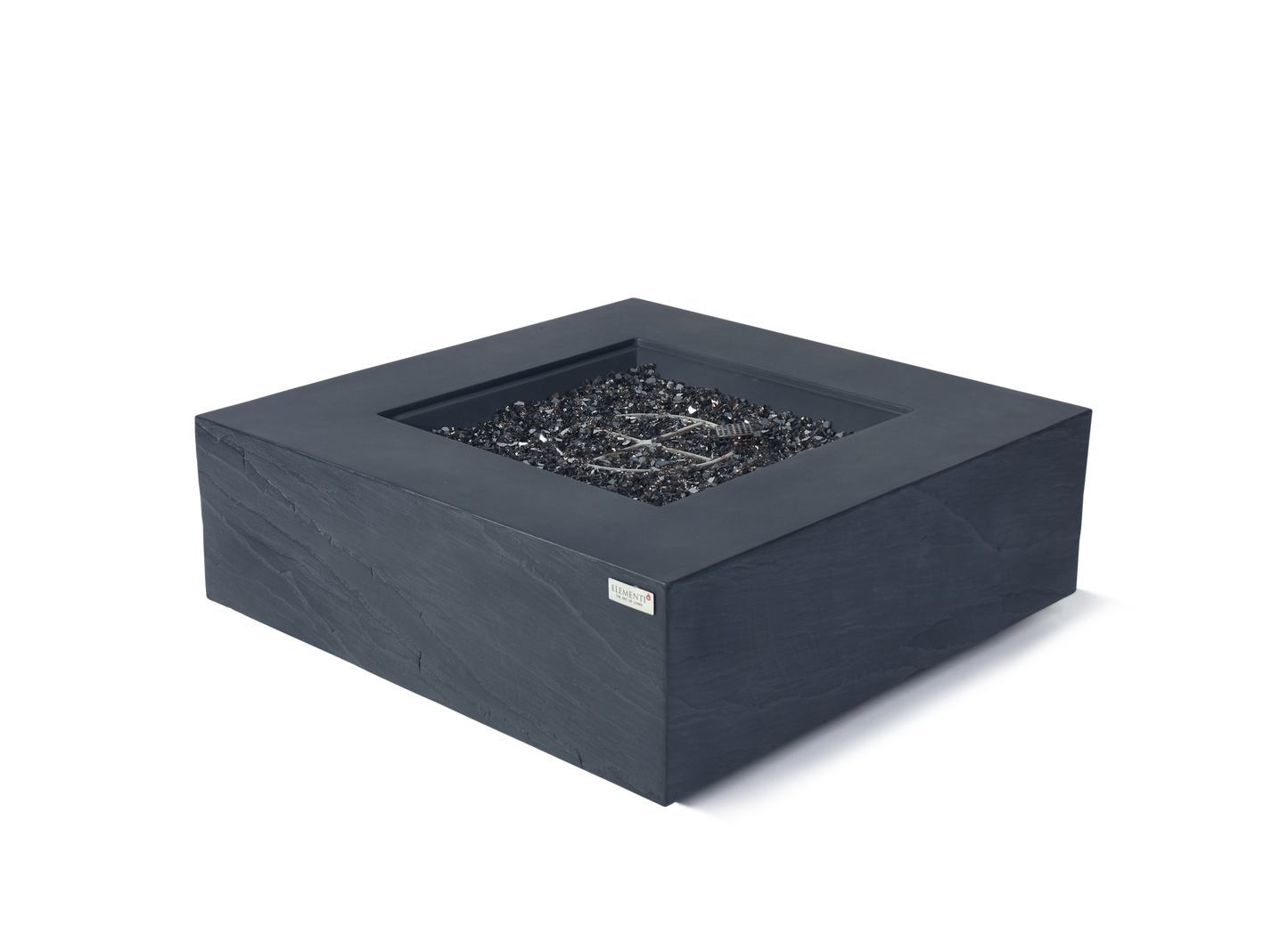 ELEMENTI - Roraima 40 Sandstone Fire Table - Slate Black - OFG411SL