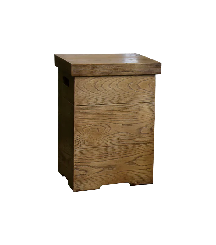 ELEMENTI - Naples Fire Table Tank Cover 25.6H Colors: Redwood - ONB01-211