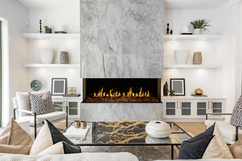 Modern Flames Orion 60” Multi Virtual Electric Fireplace – OR60-MULTI