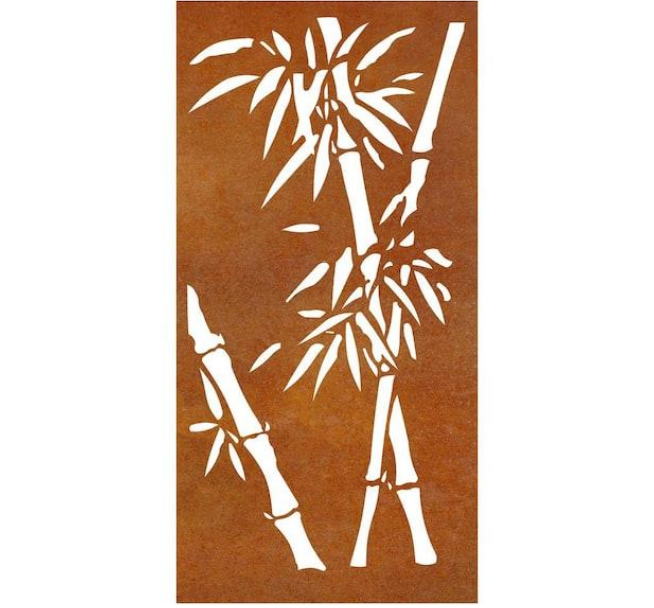 OUTDECO 3x6 Oxy-Shield Bamboo Decorative Panel w/ 6 Screws