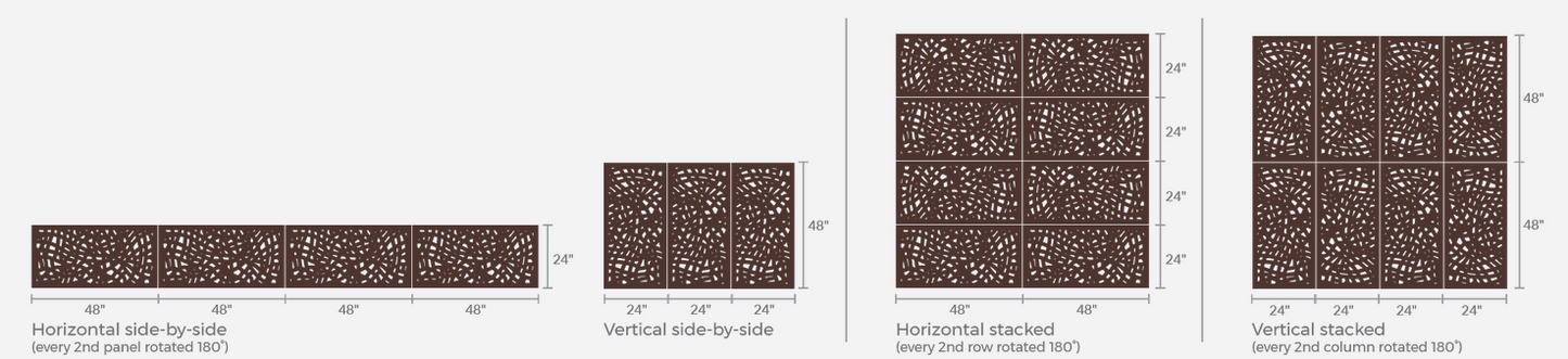 OUTDECO Decorative Panel Nest