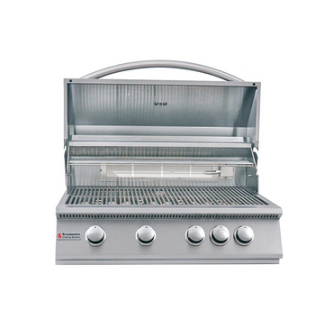RCS 32" Premier Built-In Natural Gas Grill with Rear Burner – RJC32A