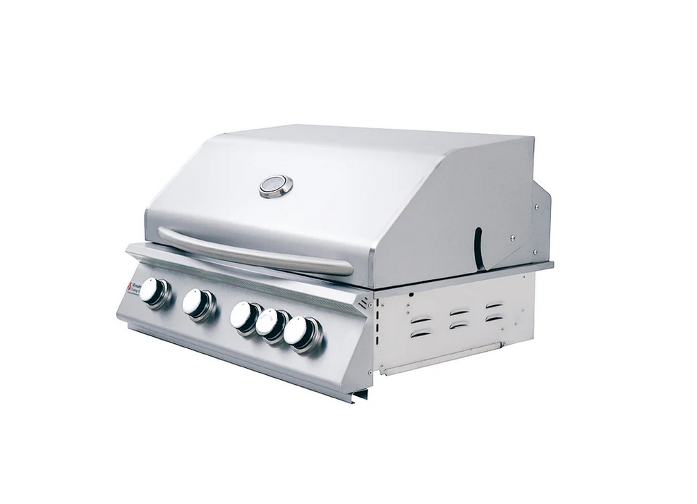 RCS 32" Premier Built-In Natural Gas Grill with Rear Burner – RJC32A
