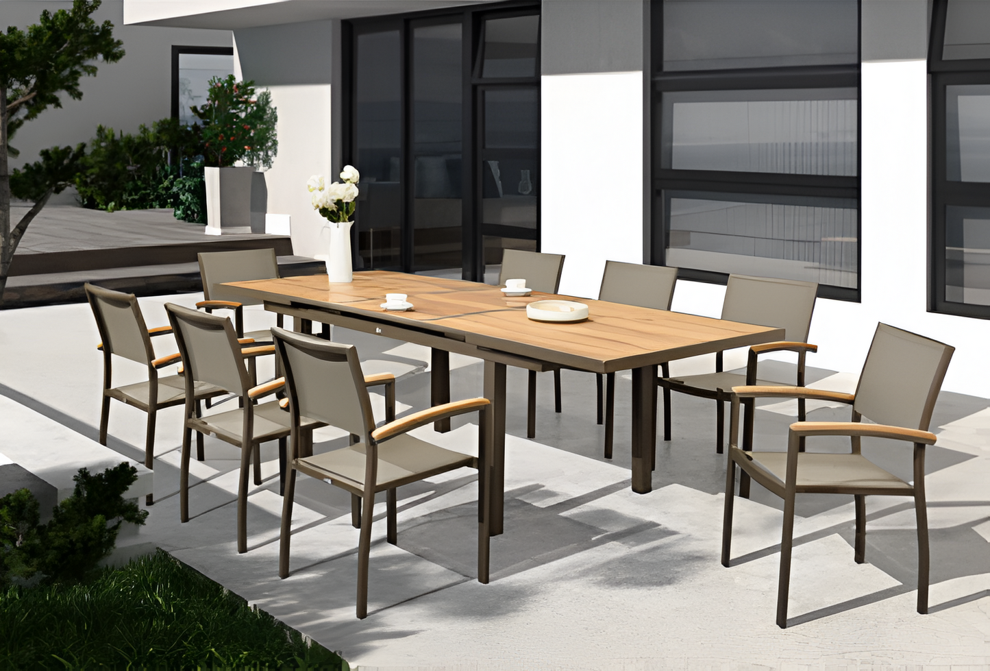 Higold Heck Extension Dining Set – Champagne - 647810-026