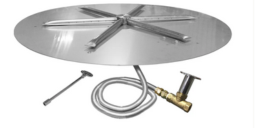 Firegear 39" Flat Disc Match Throw Paver Block Package - FPB-39DBS36MTN-PK