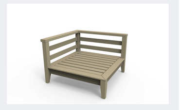 Seaside Casual Cambridge Sectional Corner - 001